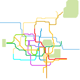 Guozhou Metro Map 2026 (unknown)