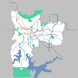 São Paulo Metro System, with fictonal lines. (modified again) (speculative)