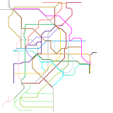 Metro Manila's rail system with some fictional elements added  (speculative)