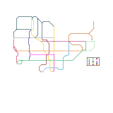 Toronto Fantasy Map with 15 Lines (fixed) (speculative)