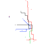 Chicago "L" 1969 MAP (FOR TRUE CHICAGOANS ONLY) CORK IT dick. (speculative)