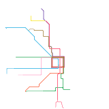 The Chicago L Map With Possible extensions (NO NILES CENTER NO PINK LINE NOW HOWDAR OR L.E JACK) (speculative)