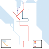 Seattle and Tacoma (real)