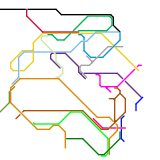World metro map [Eurasia part] (from accurate stats)