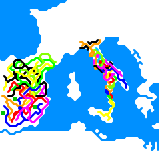 Spain and UK Map (unknown)