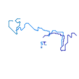 A map of a tram network for Portsmouth and Southampton (speculative)