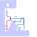 Railmap Groot Metropool Gebied West Vinksheuvel baai (unknown)