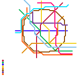 Metro Map for town in Cities Skyline (unknown)