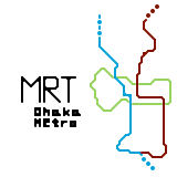 Dhaka MRT Lines 4,5,6 (real)