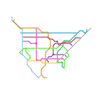 North America Hyperloop Concept (speculative)