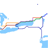 Canada VIA-Amtrak (real)