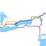 Canada VIA-Amtrak (real)