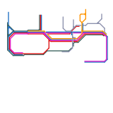 Stepford County Railway Fictional Map (With Metro and Tramlink) (unknown)